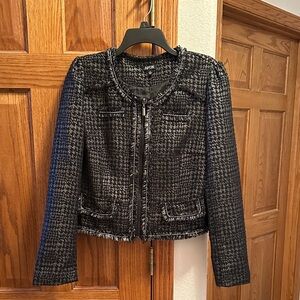 Apt. 9 Women's Charcoal Tweed Blazer